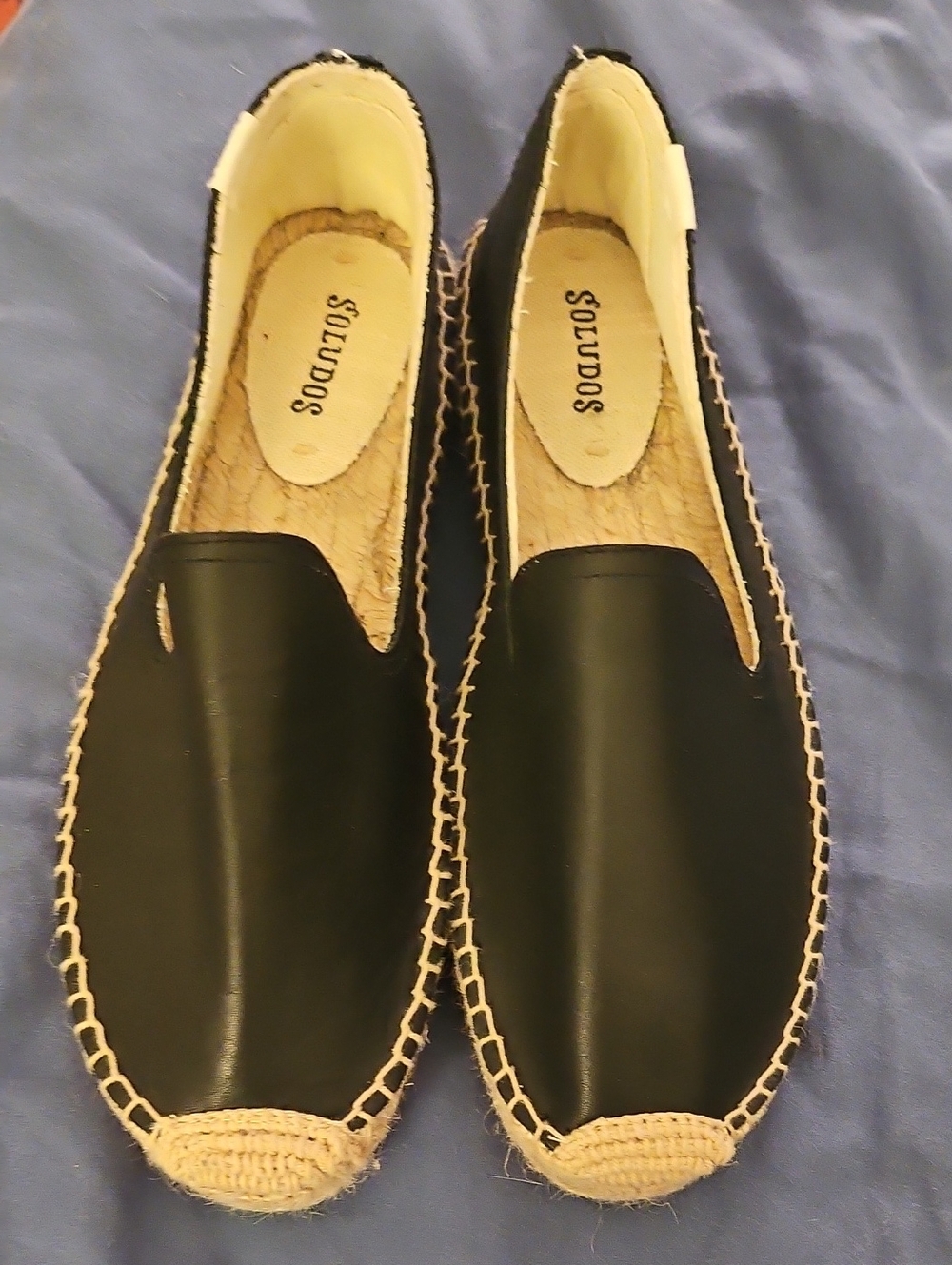 Soludos Dark Navy Blue Slip-On Espadrilles